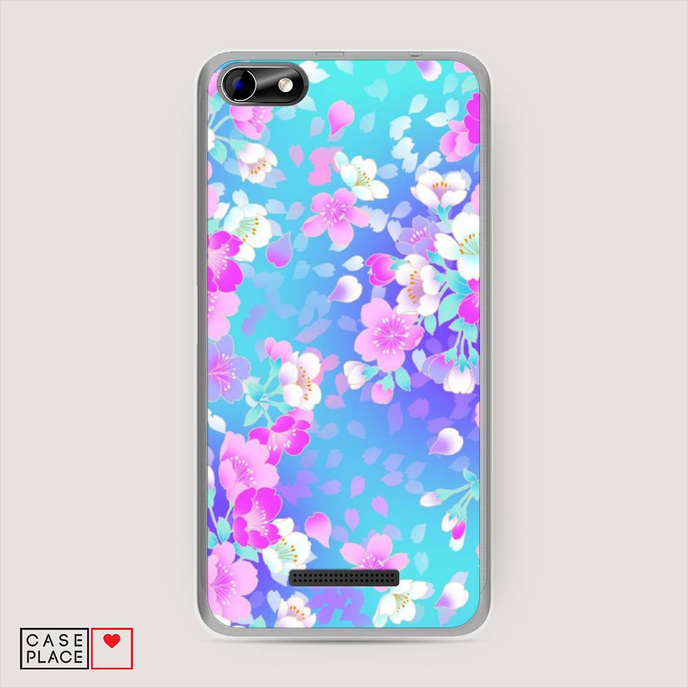 

Чехол Awog на BQ 5058 Strike Power Easy / BQ 5058 Страйк Пауэр Easy "Яблоневые цветы", Разноцветный, 201250-8