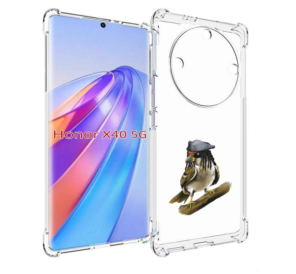 

Чехол MyPads Джек воробей для Honor X40, Прозрачный, Tocco