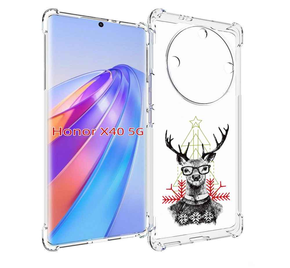 

Чехол MyPads умный олень для Honor X40, Прозрачный, Tocco