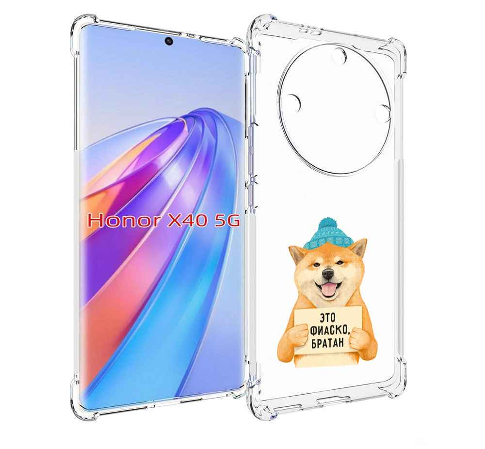 

Чехол MyPads фиаско для Honor X40, Прозрачный, Tocco