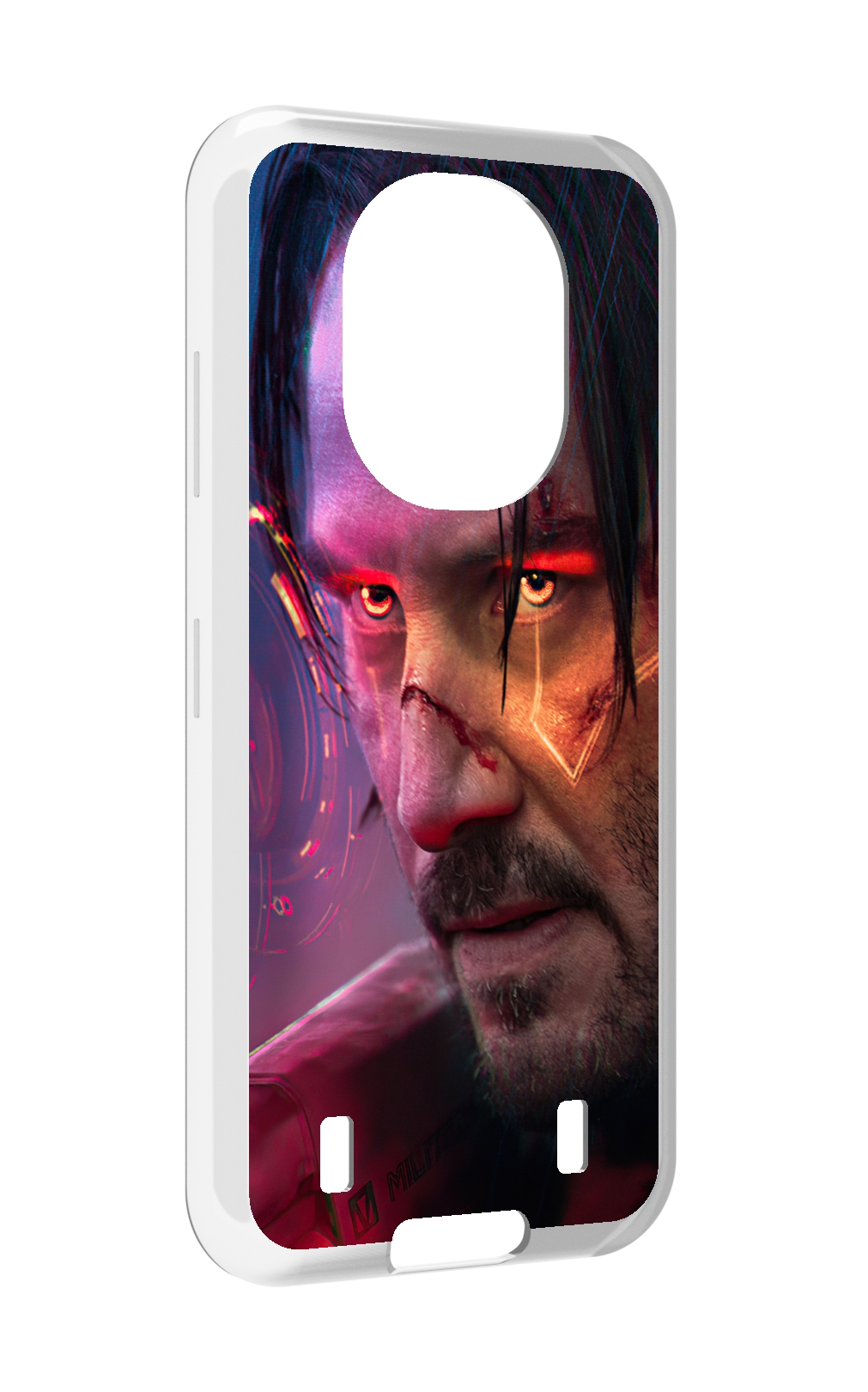 

Чехол MyPads cyberpunk 2077 Джонни Сильверхенд для Oukitel WP16, Прозрачный, Tocco