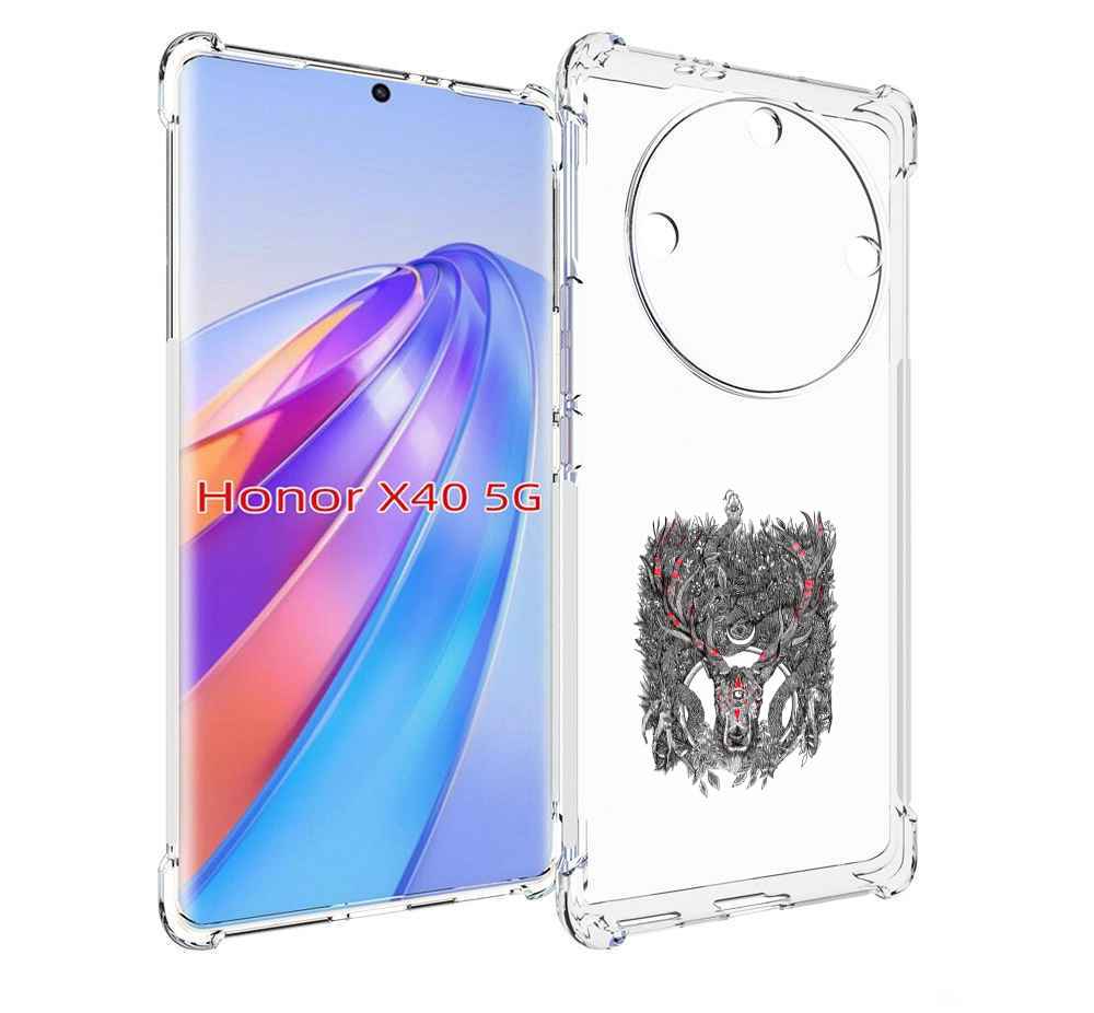 

Чехол MyPads Дизайнерские_676 для Honor X40, Прозрачный, Tocco