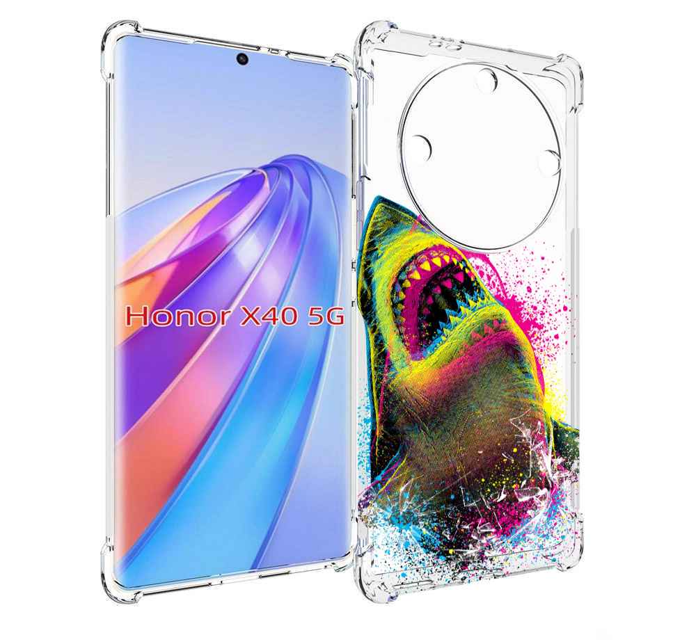

Чехол MyPads челюсти-2 для Honor X40, Прозрачный, Tocco