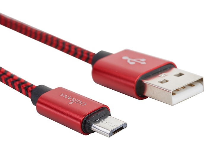 Кабель для зарядки OGISANA C03-Micro-R micro USB - USB 1 м красный 149₽