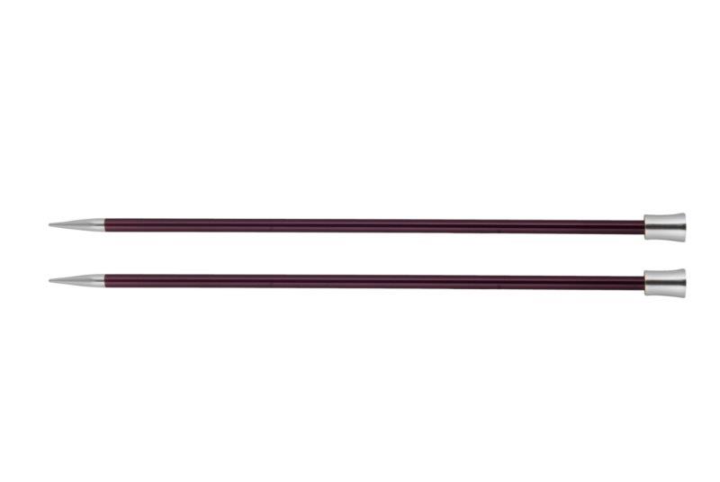 

Спицы для вязания Knit Pro прямые Zing 6мм, 35см, арт.47303, Фиолетовый, Zing
