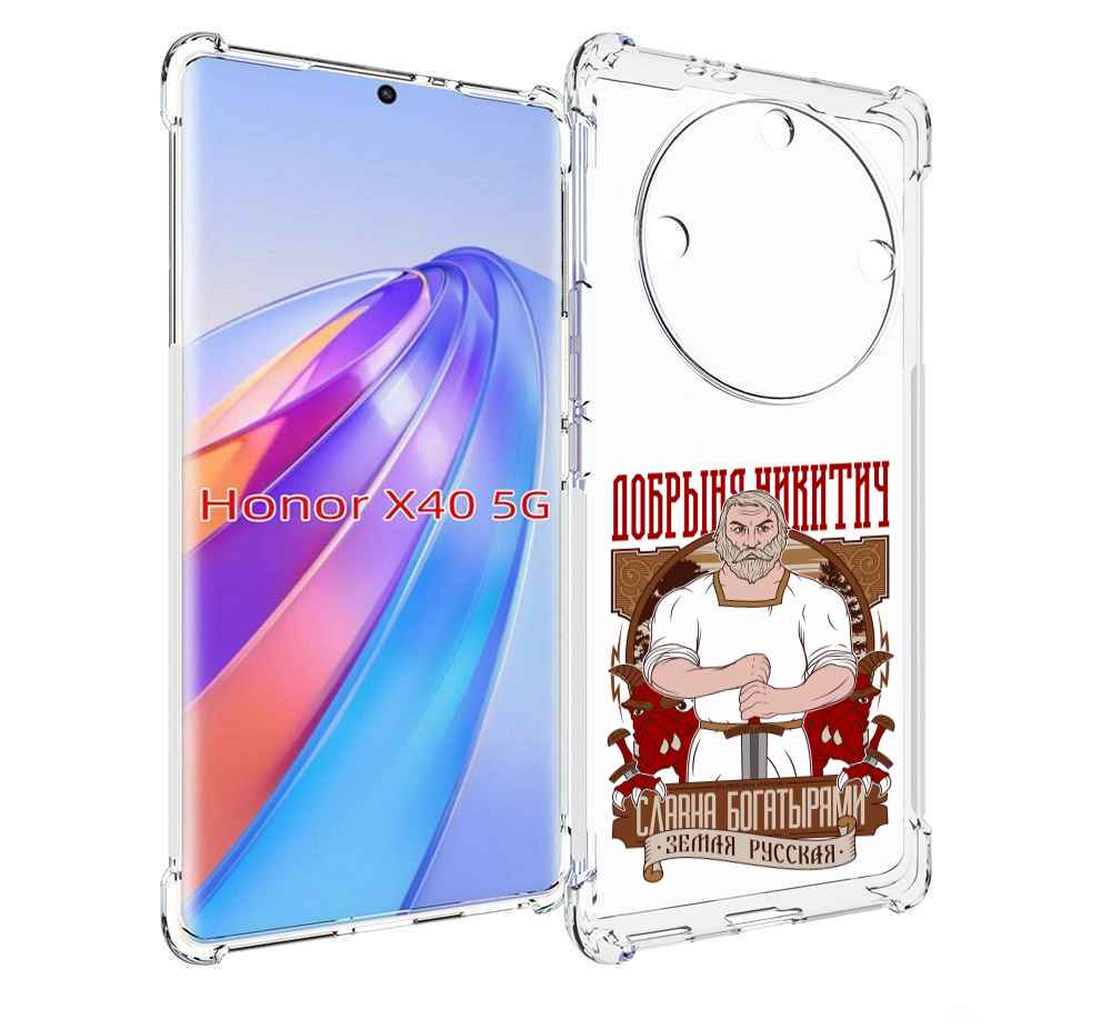 

Чехол MyPads Добрыня для Honor X40, Прозрачный, Tocco