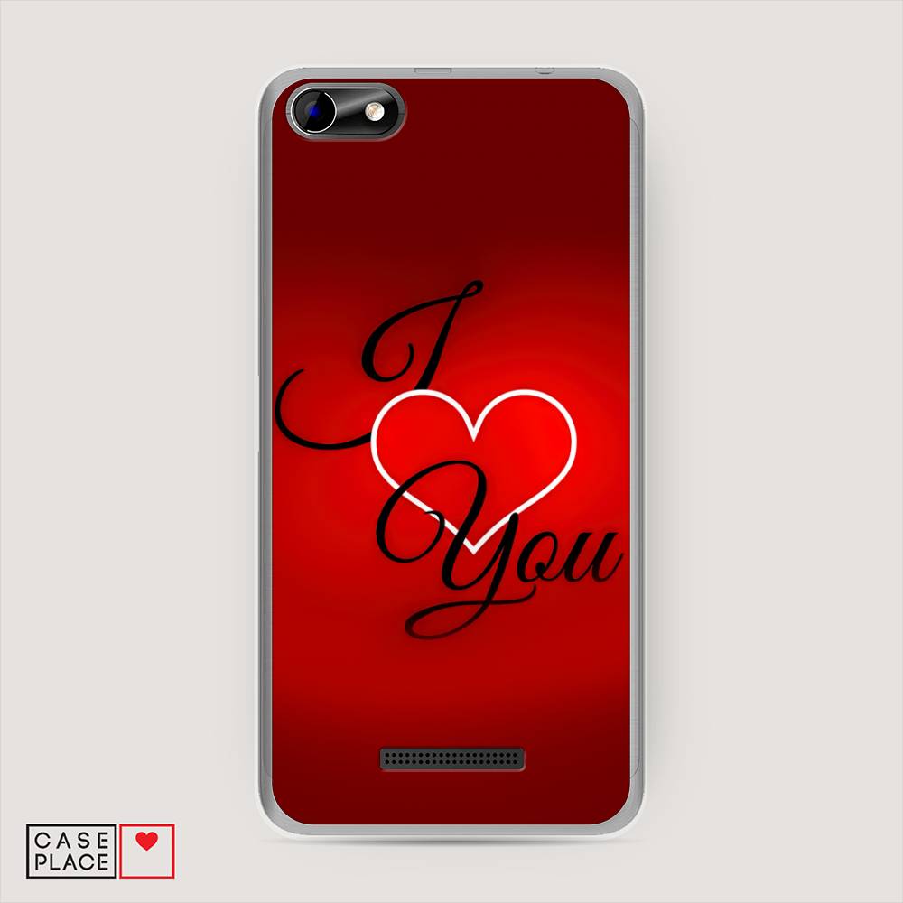 

Чехол Awog на BQ 5058 Strike Power Easy / BQ 5058 Страйк Пауэр Easy "I love you 3", Разноцветный, 201250-6