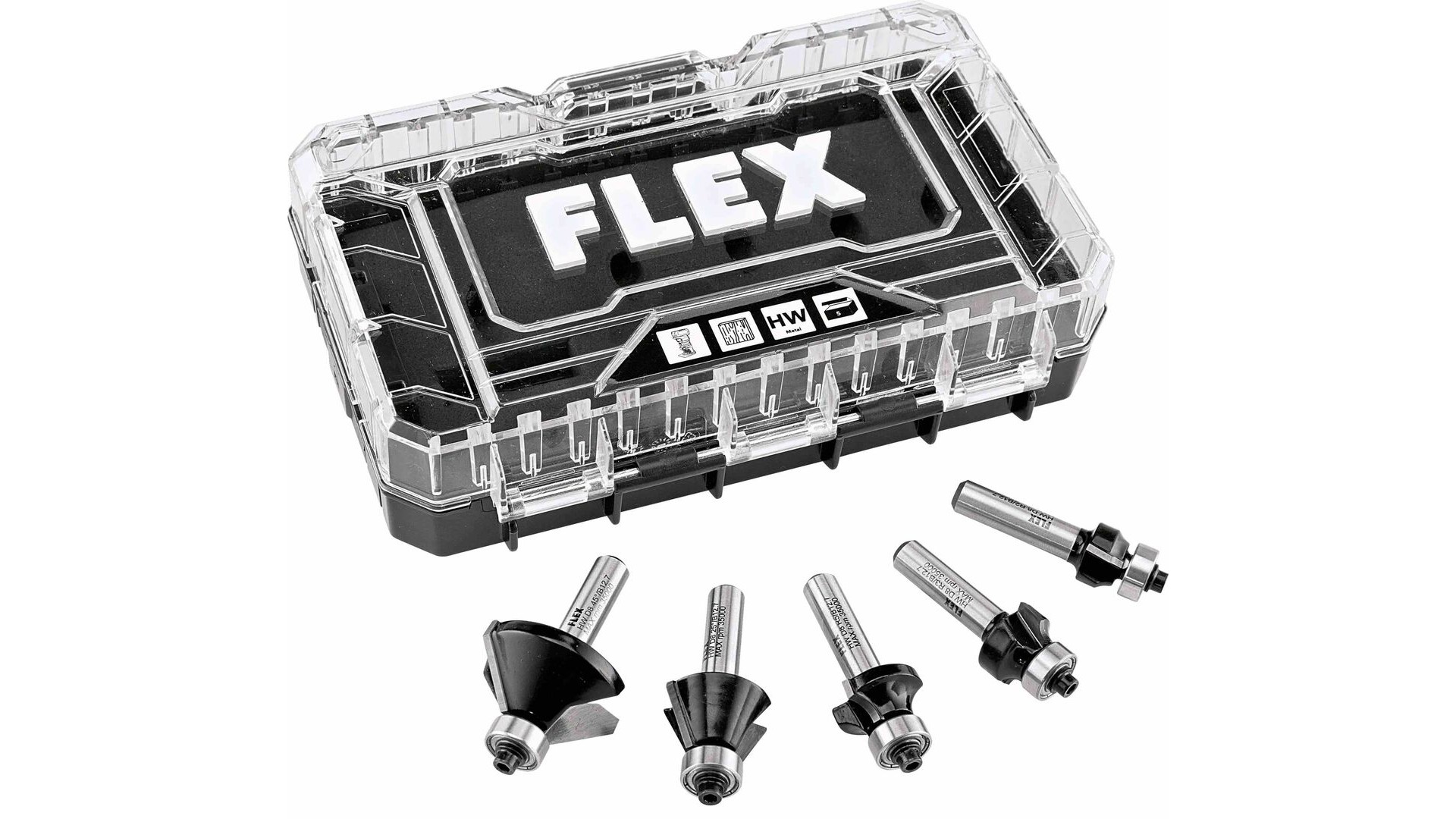 Набор кромочных фрез Flex CER Bit Set1