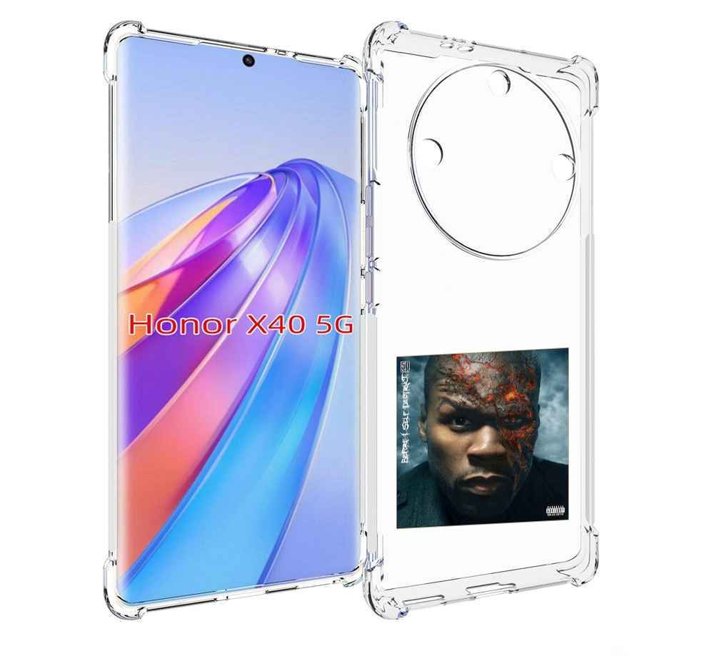 

Чехол MyPads 50 Cent - Before I Self Destruct мужской для Honor X40, Прозрачный, Tocco
