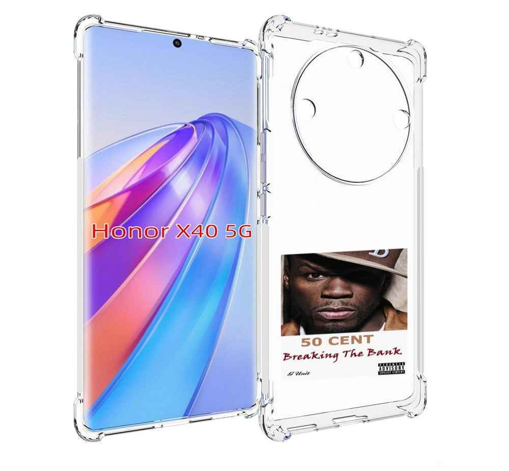 

Чехол MyPads 50 Cent - Breaking The Bank для Honor X40, Прозрачный, Tocco