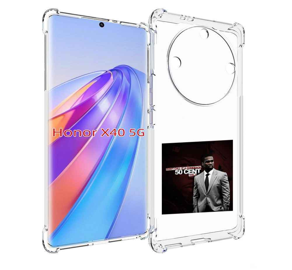 

Чехол MyPads 50 Cent - Dont Call It A Comeback Vol для Honor X40, Прозрачный, Tocco