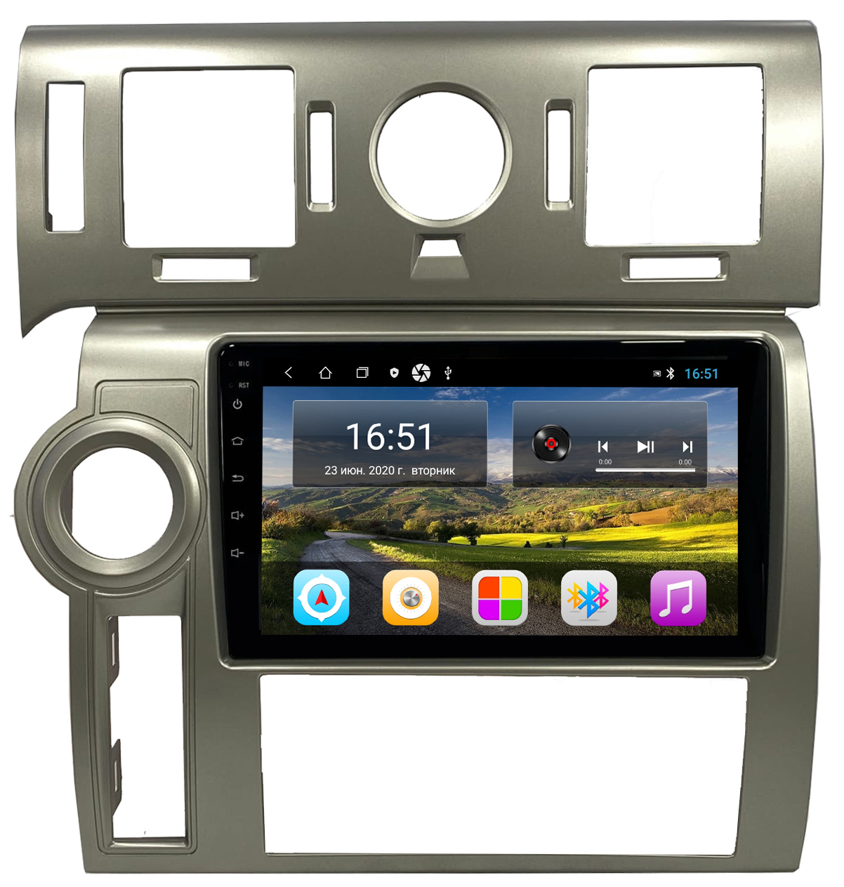Штатная автомагнитола Zenith Hammer H2 Хаммер 2007-2009 Android 12 216GB планшет 2303100₽