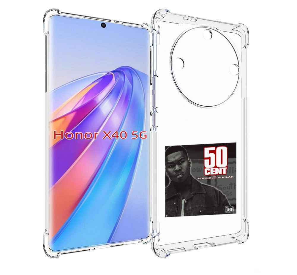 

Чехол MyPads 50 Cent - Power Of The Dollar для Honor X40, Прозрачный, Tocco