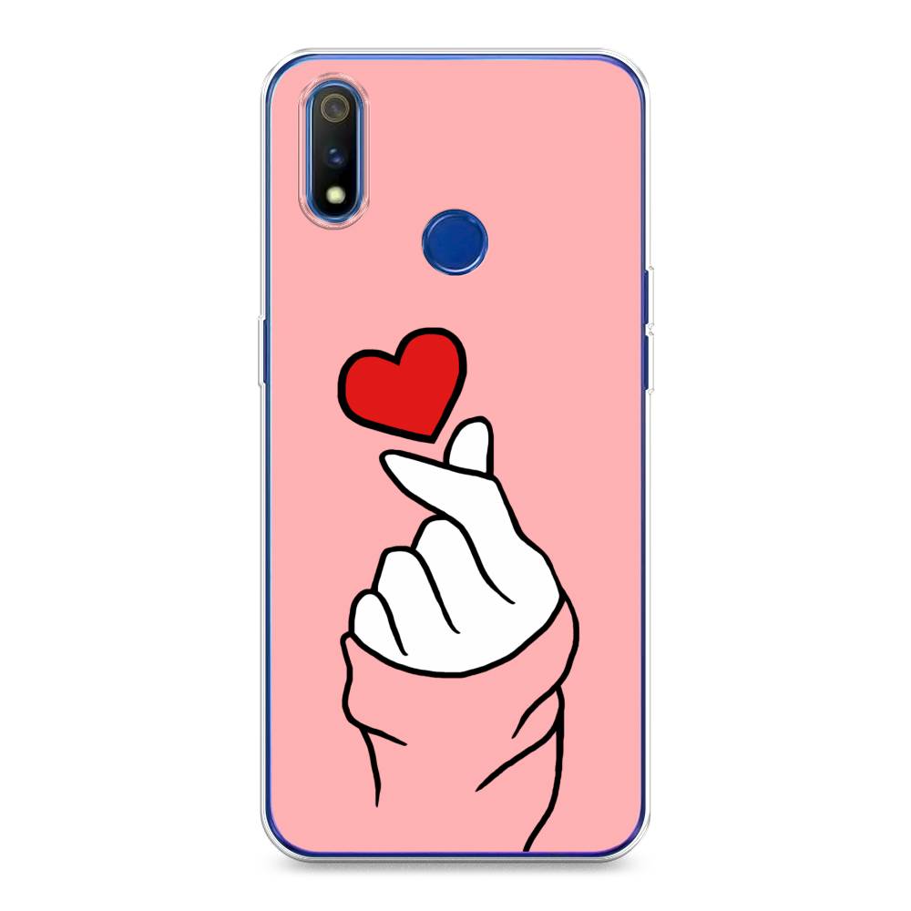 

Чехол Awog на Realme 3 Pro "Милое сердечко", Разноцветный, 251250-7