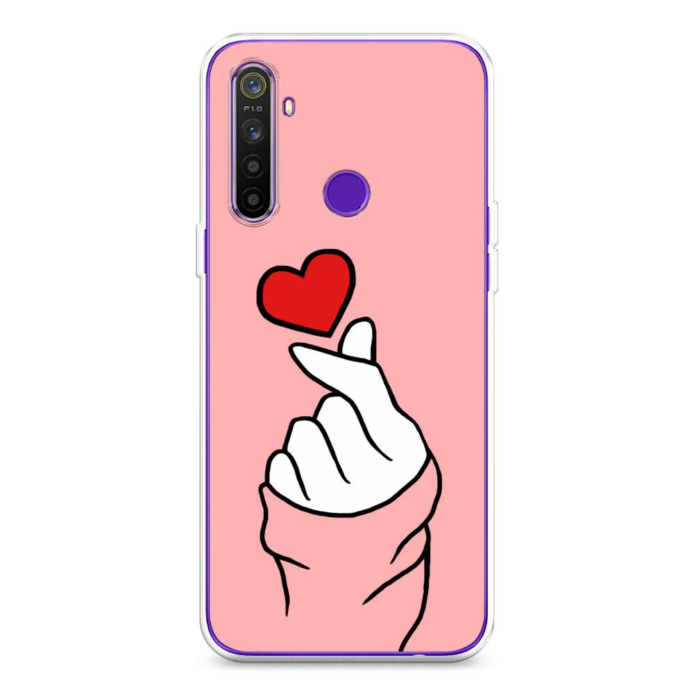 

Чехол Awog на Realme 5 "Милое сердечко", Разноцветный, 251550-7