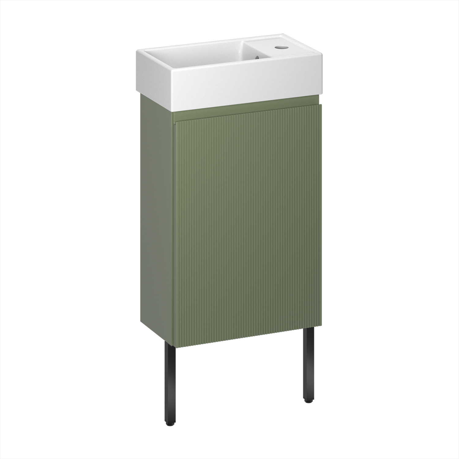 

Подвесная тумба с раковиной и ножками для ванной Wellsee WC Area 221805005 в наборе 3 в 1, Зеленый, sinkPedestal_WC_AREA