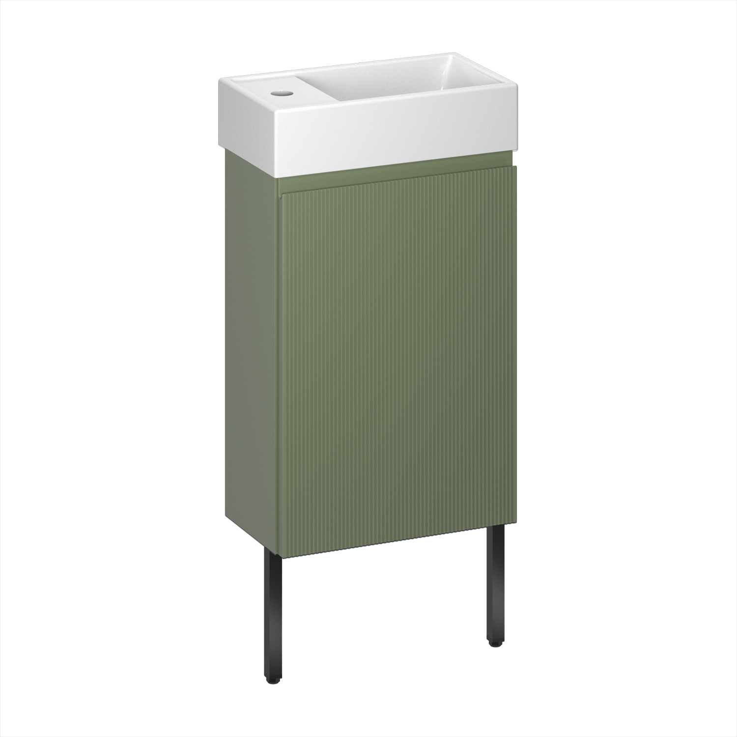 

Подвесная тумба с раковиной и ножками для ванной Wellsee WC Area 221805006 в наборе 3 в 1, Зеленый, sinkPedestal_WC_AREA