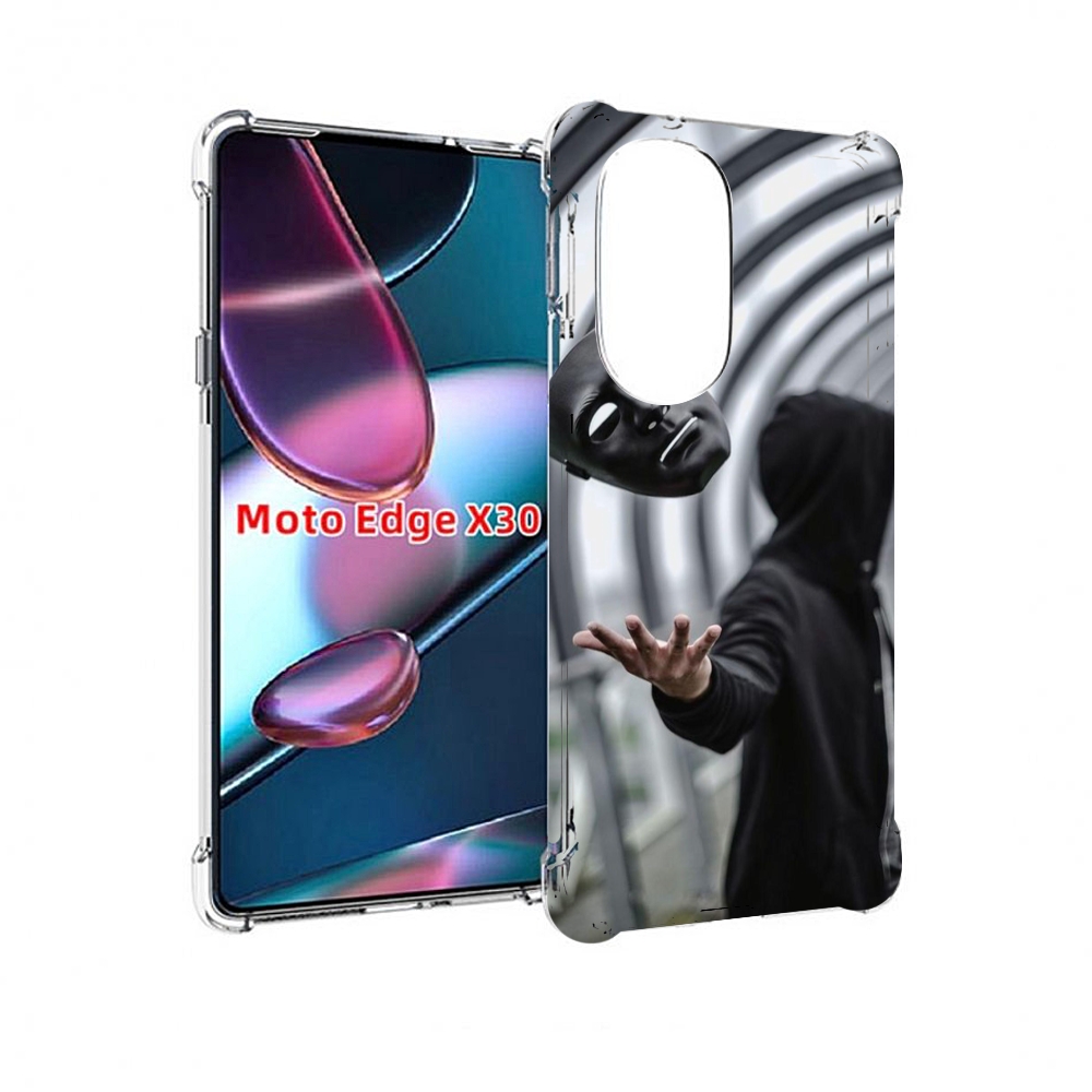 

Чехол MyPads Сними-маску для Motorola Moto Edge X30, Прозрачный, Tocco