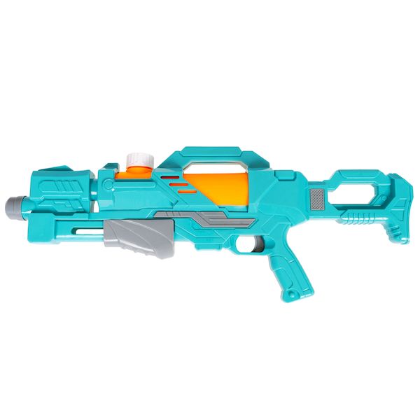 Водный пистолет игрушечный с помпой Bondibon Наше Лето, РАС, 50х20см, зелёно-оранжевый термометр водный halsa оранжевый птичка hls t 104