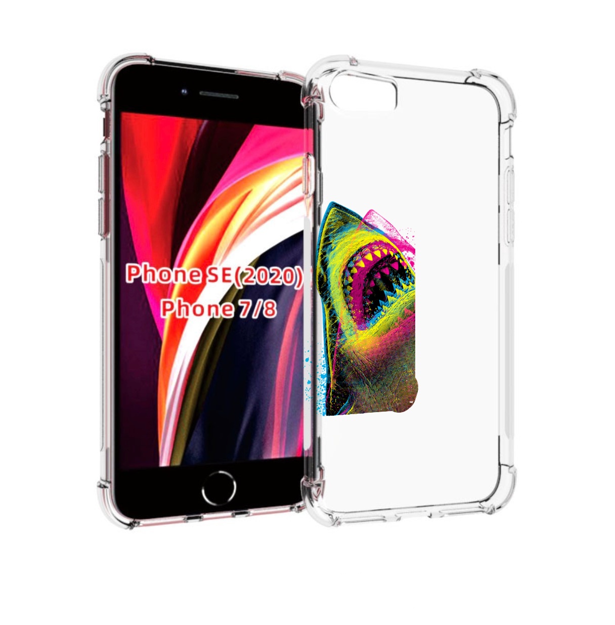 

Чехол MyPads челюсти-2 для iPhone 7 4.7 / iPhone 8 / iPhone SE 2 (2020), Прозрачный, Tocco