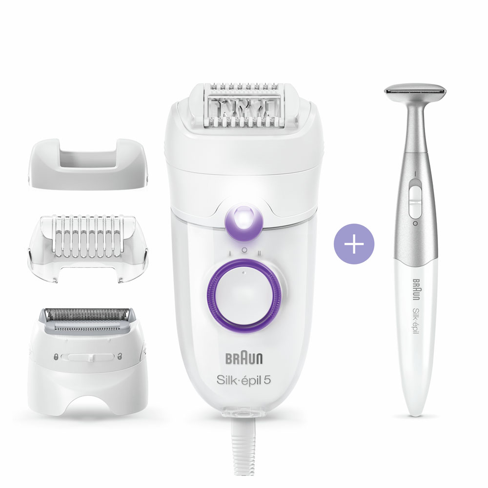 фото Эпилятор braun silk-epil 5 series 5-825p white purple