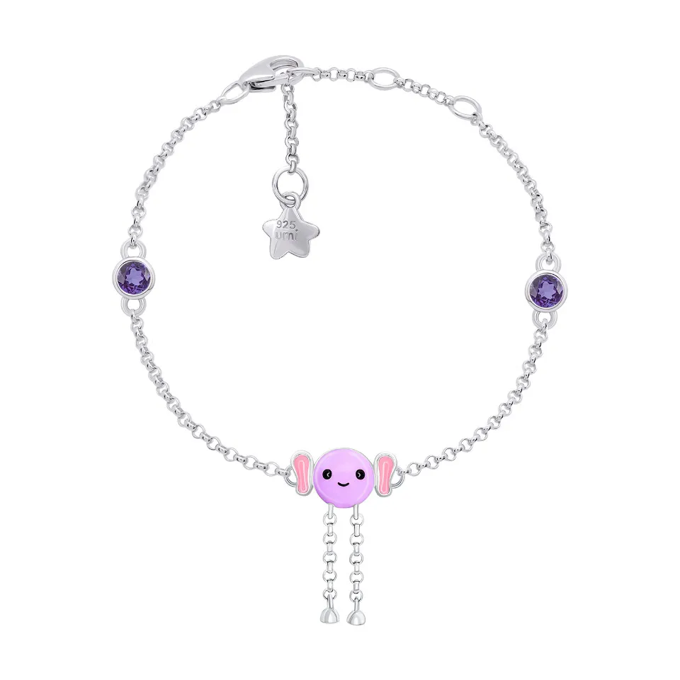 

Браслет из серебра с фианитом р. 12 Uma&Umi LIL 419578000613, LIL 419578000613