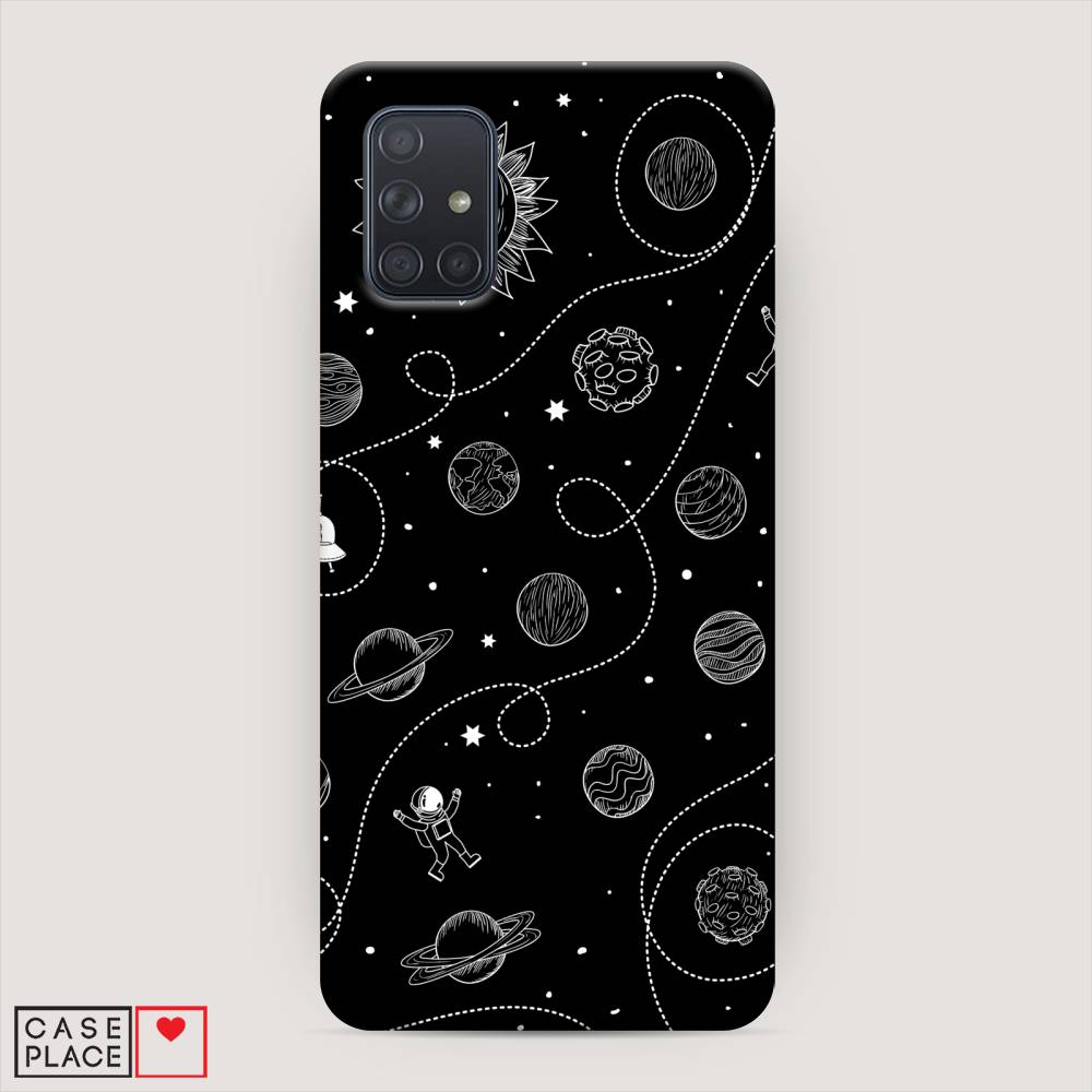 

Пластиковый чехол "В невесомости" на Samsung Galaxy A71, 29020-3