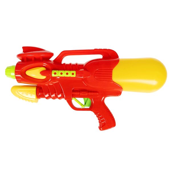 Водный пистолет игрушечный с помпой Bondibon Наше Лето, РАС 25х53х8 см, красный, арт. 519