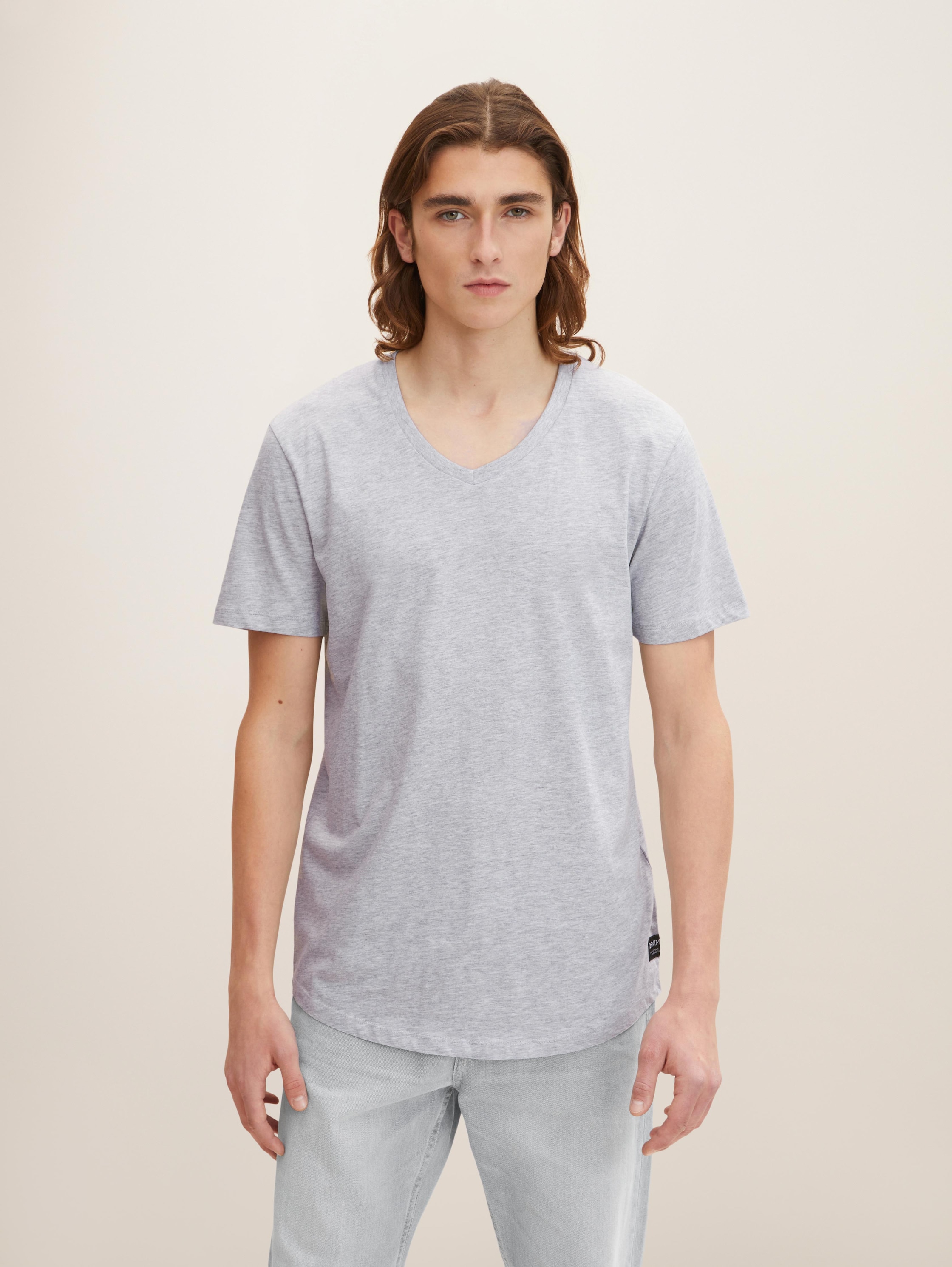 

Футболка мужская Tom Tailor Denim 1030697 серая 2XL, 1030697