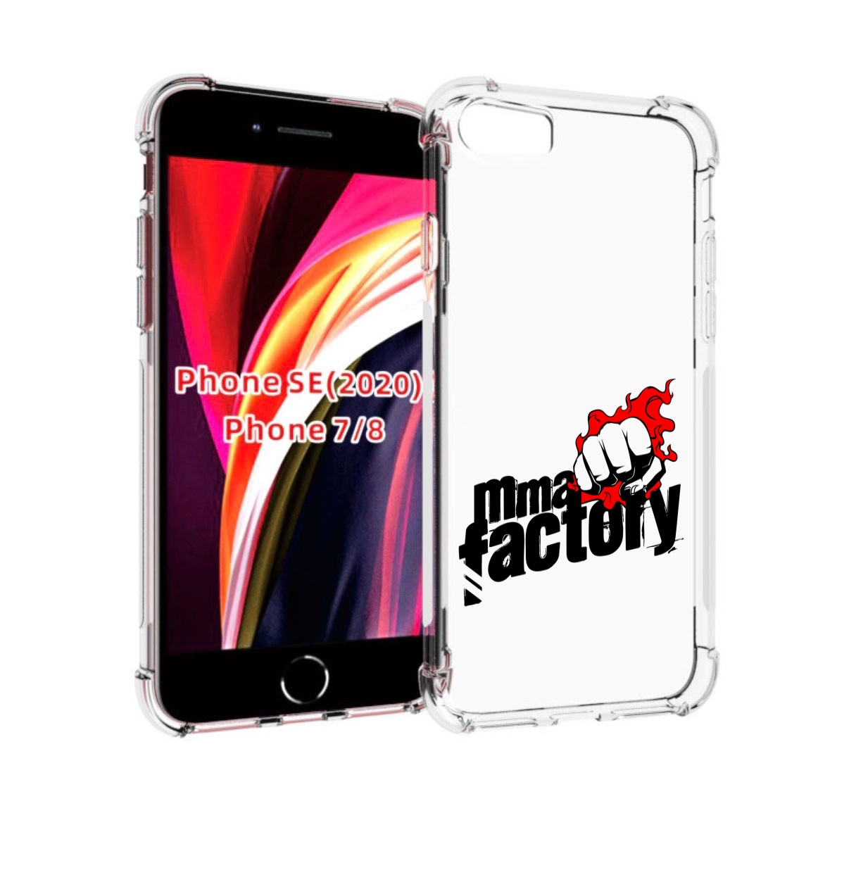 

Чехол MyPads Единоборства ММА для iPhone 7 4.7 / iPhone 8 / iPhone SE 2 (2020), Прозрачный, Tocco