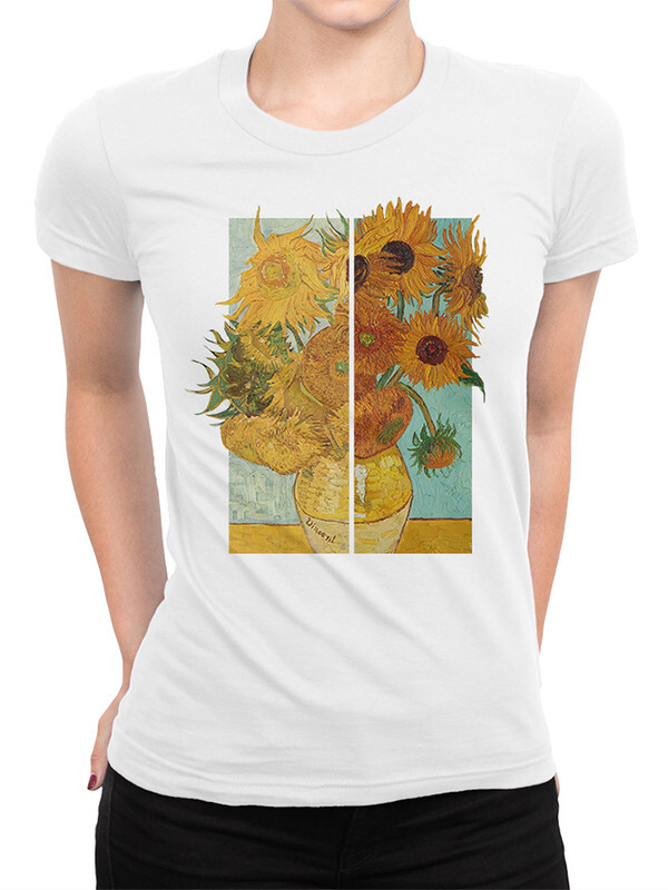

Футболка женская Dream Shirts Картины Ван Гога белая 3XL, Белый, Картины Ван Гога