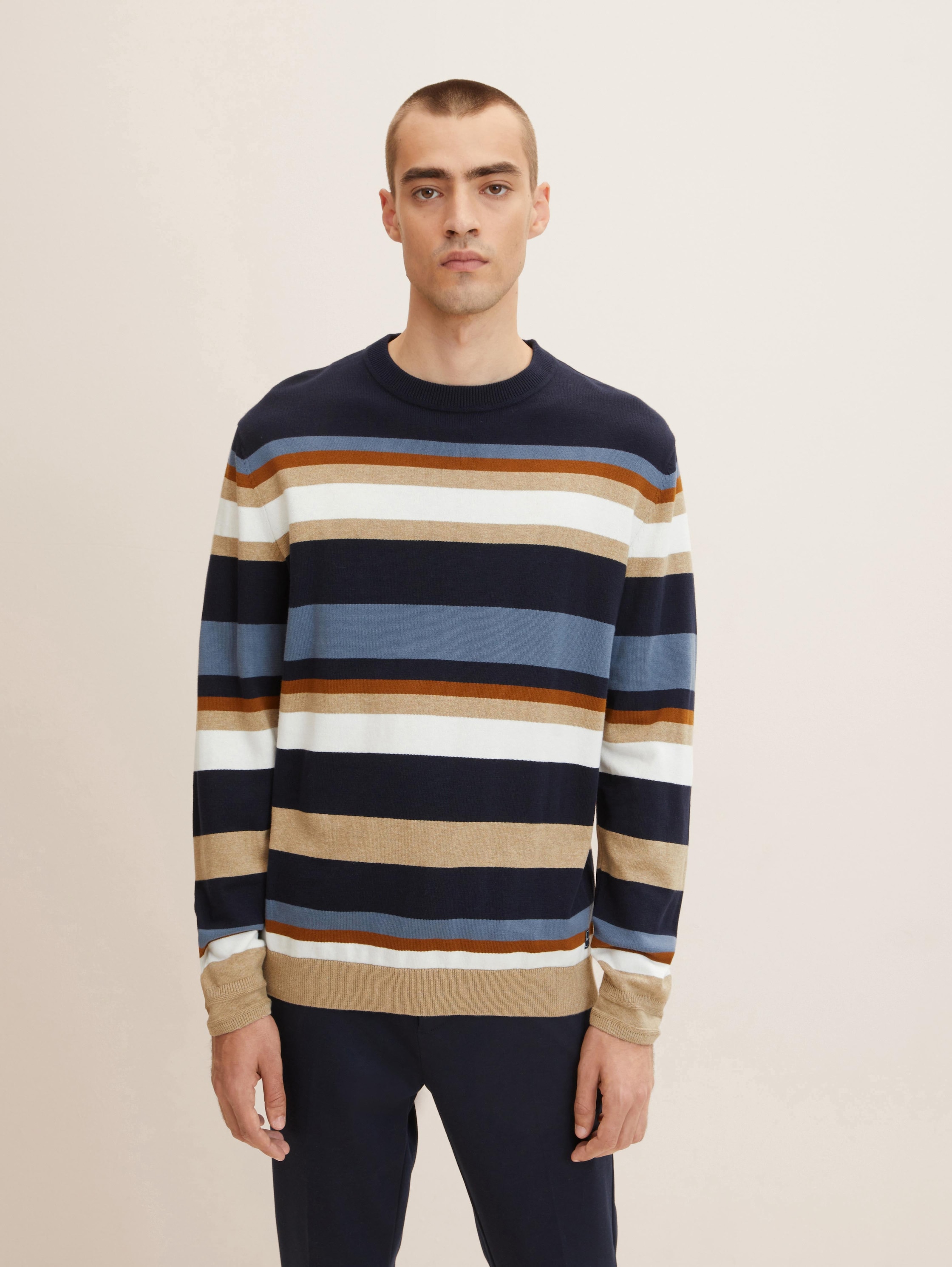 

Джемпер мужской TOM TAILOR 1032276 синий 2XL, 1032276