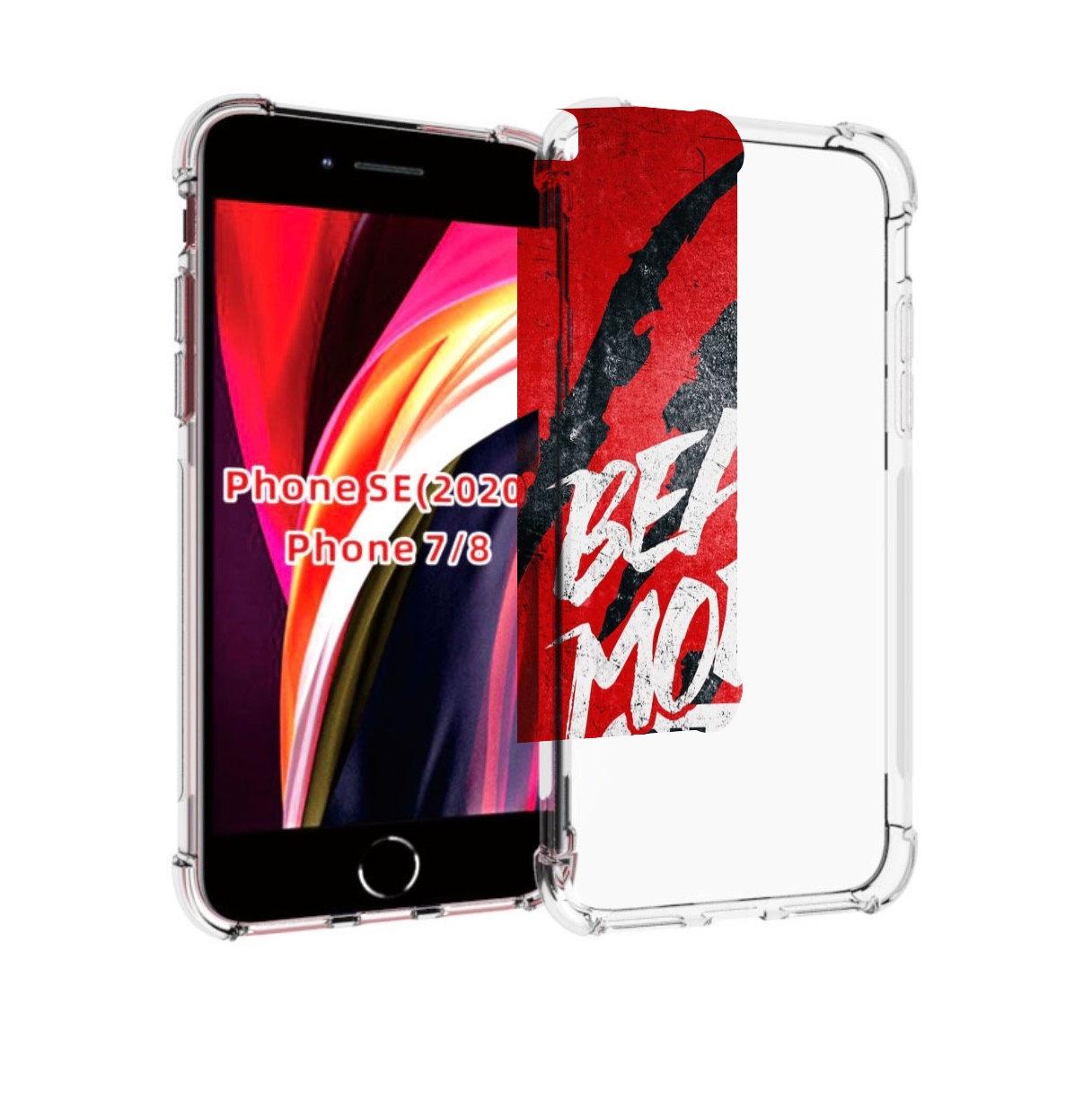

Чехол MyPads BEAST inside You для iPhone 7 4.7 / iPhone 8 / iPhone SE 2 (2020), Прозрачный, Tocco