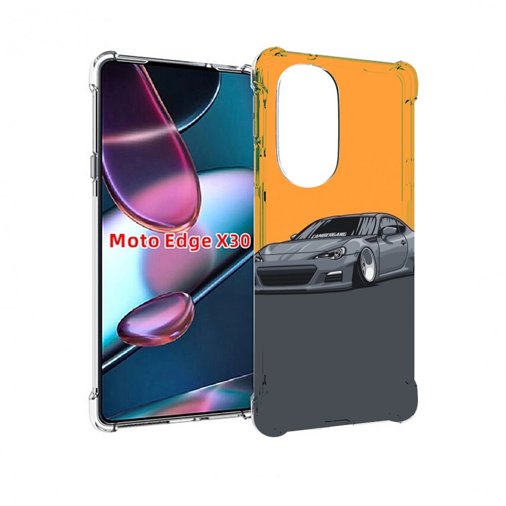 

Чехол MyPads Спорт-кар для Motorola Moto Edge X30, Прозрачный, Tocco