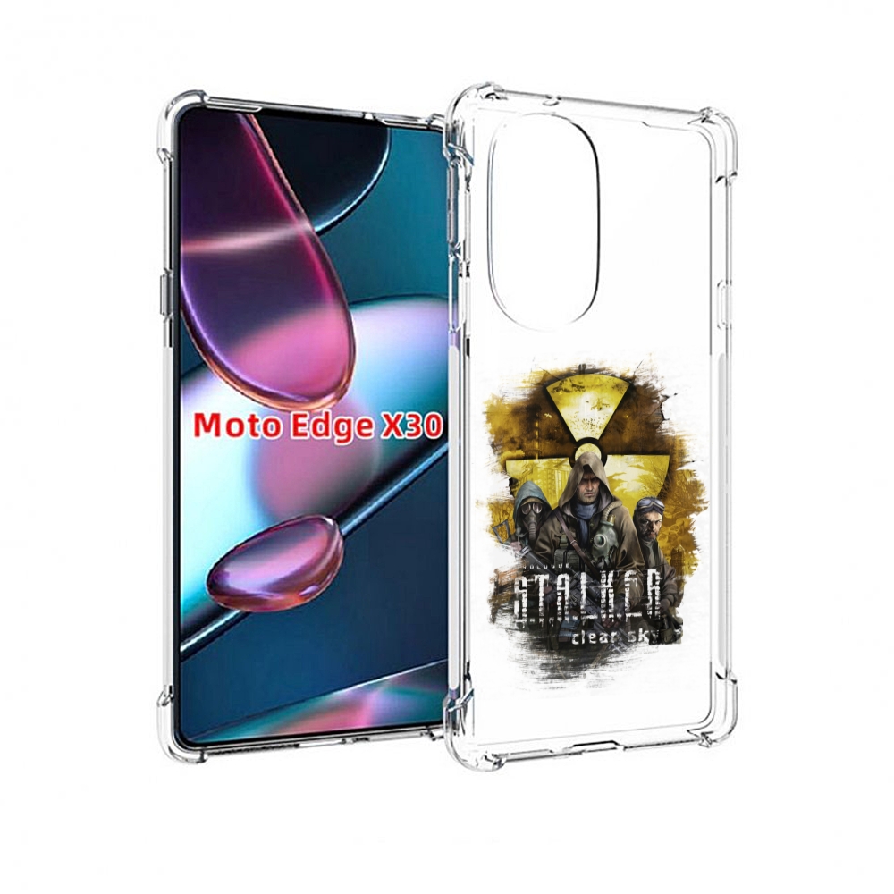 

Чехол MyPads Сталкер мужской для Motorola Moto Edge X30, Прозрачный, Tocco