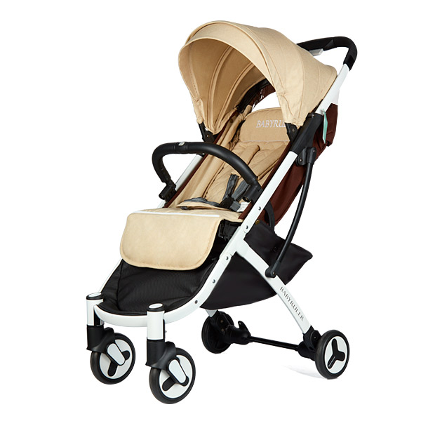 фото Прогулочная коляска babyruler st136 beige бежевый