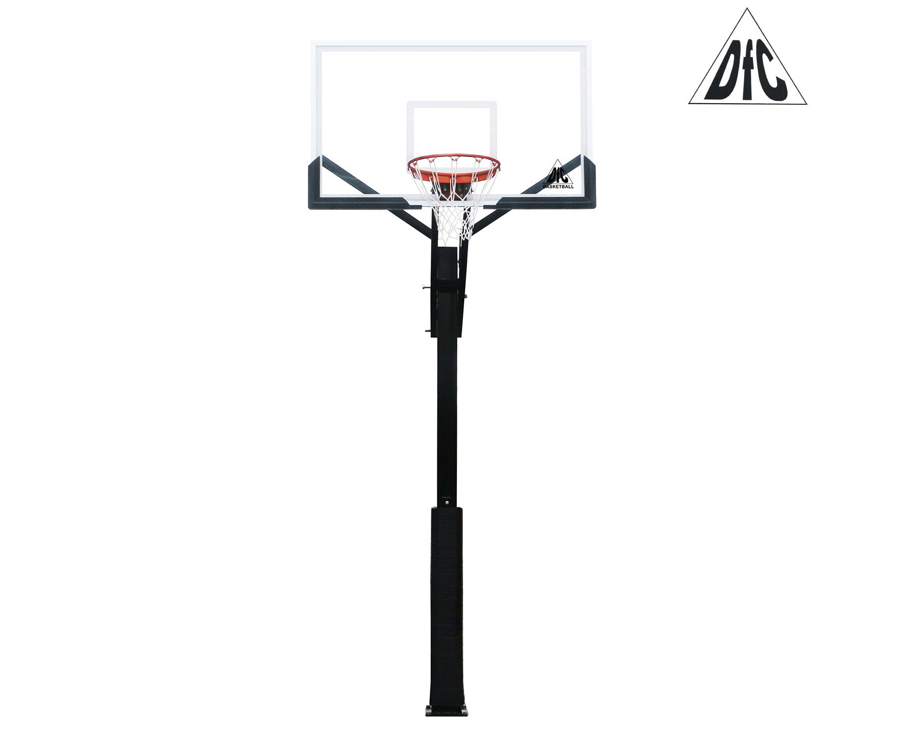 фото Баскетбольная стационарная стойка dfc ing60u 152x90см (четыре короба)