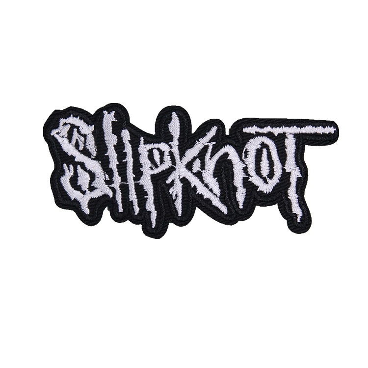 

Нашивка Группа Slipknot, цвет белый, 4,8x10