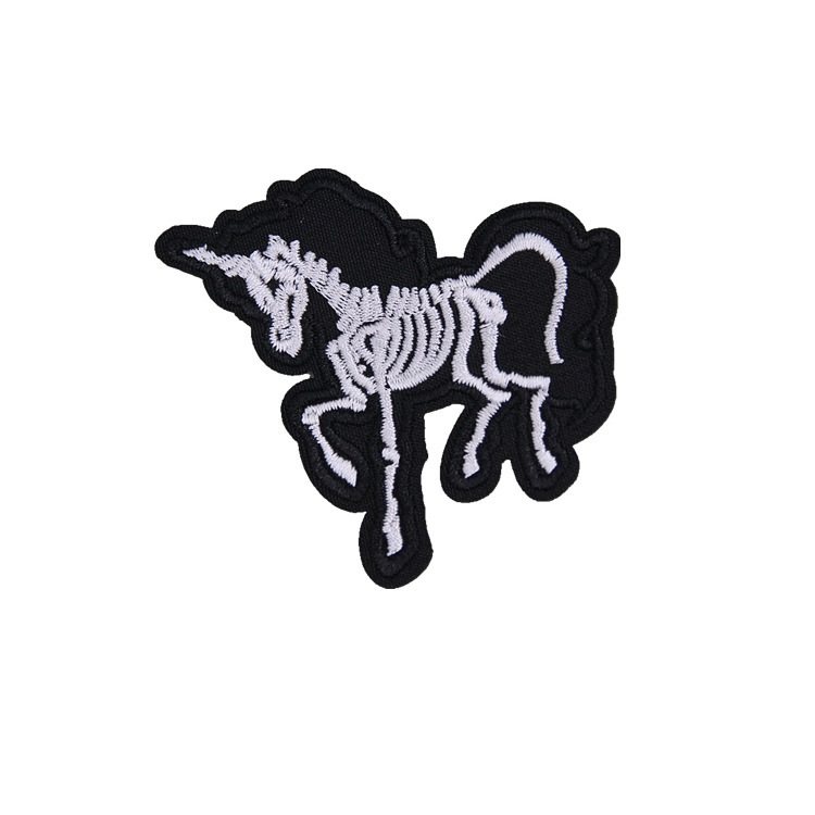 

Нашивка Unicorn Skeleton, цвет белый, 6,6x7