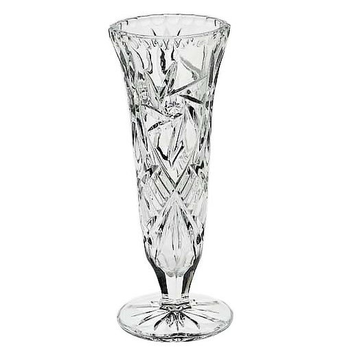 фото Ваза для цветов 21 см crystal bohemia "pinwheel" 104295