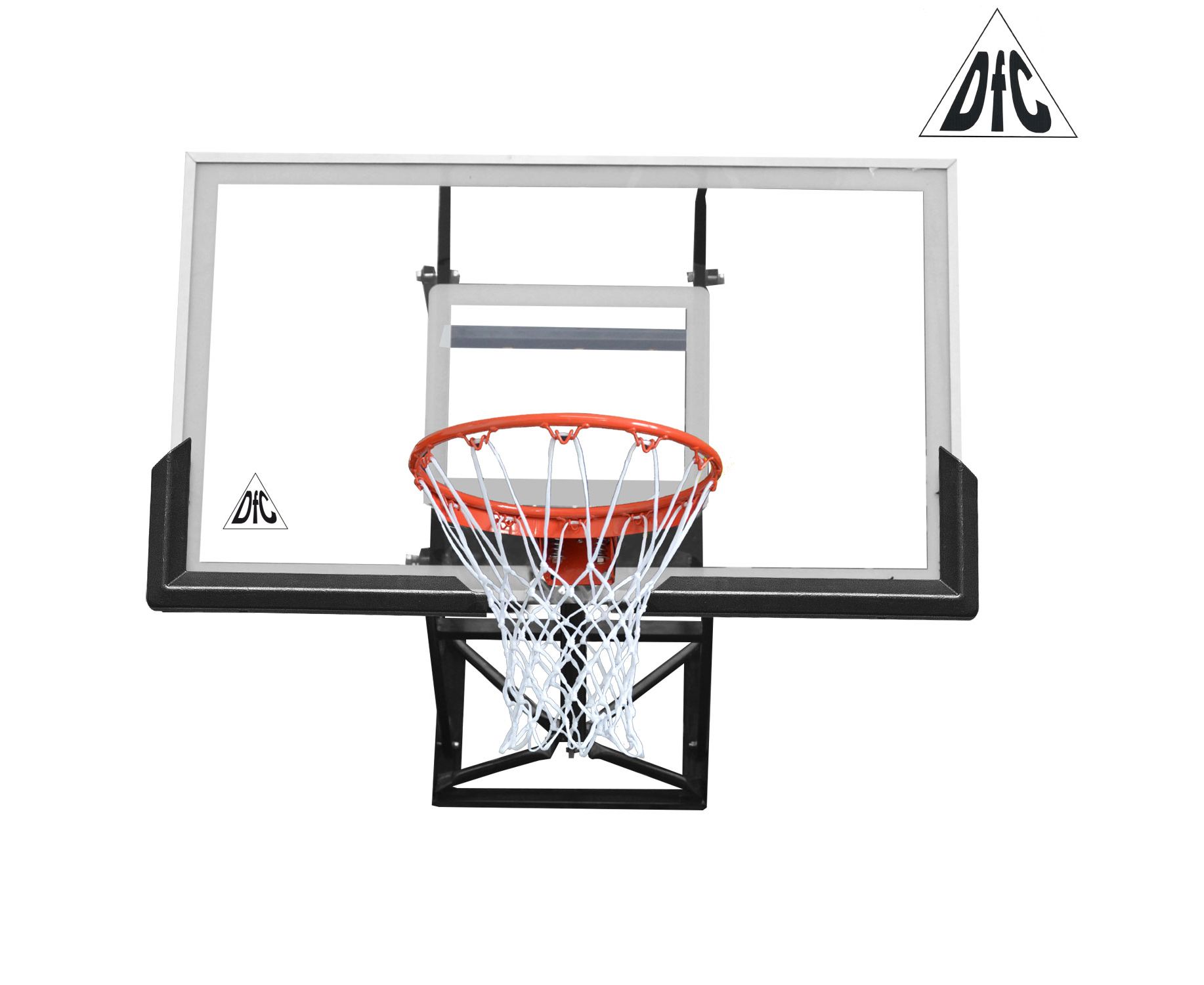 фото Баскетбольный щит dfc 136x80см поликарбонат board54p (два короба)
