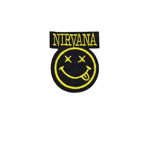 

Нашивка Группа Nirvana, цвет черный, 5,2x4,2