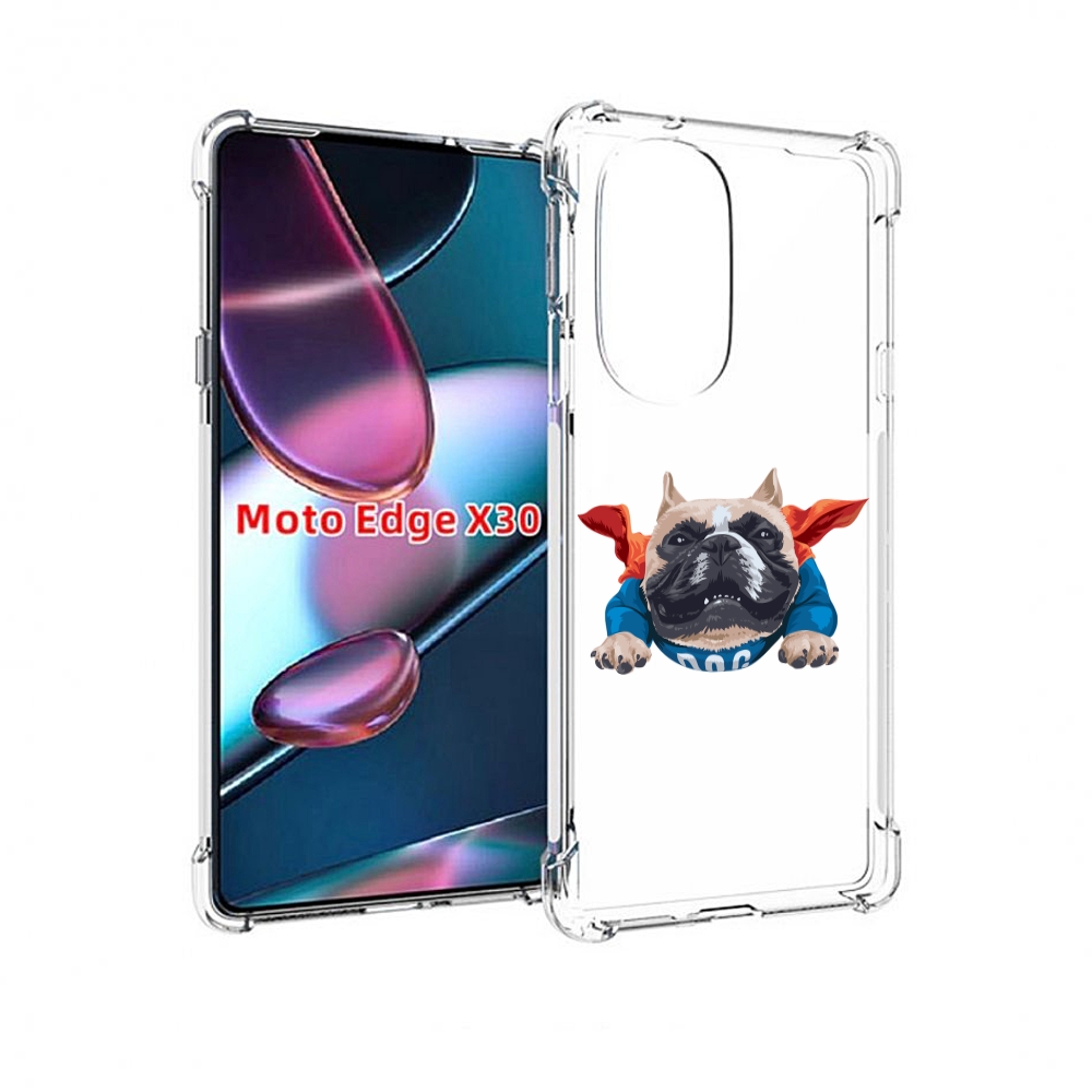

Чехол MyPads Супер-Дог для Motorola Moto Edge X30, Прозрачный, Tocco