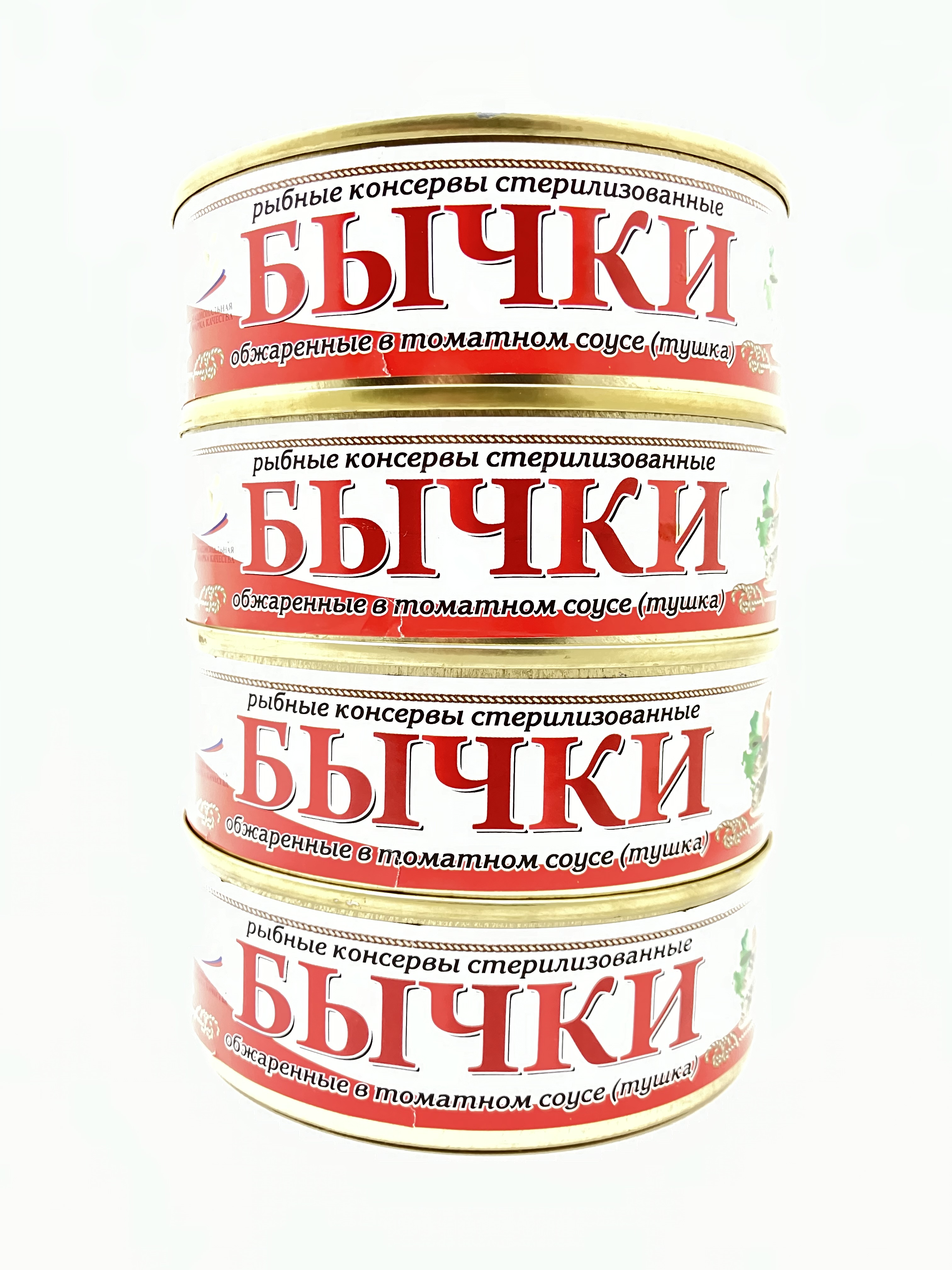 

Бычки Пролив обжаренные в томатном соусе, 4 шт по 240 г