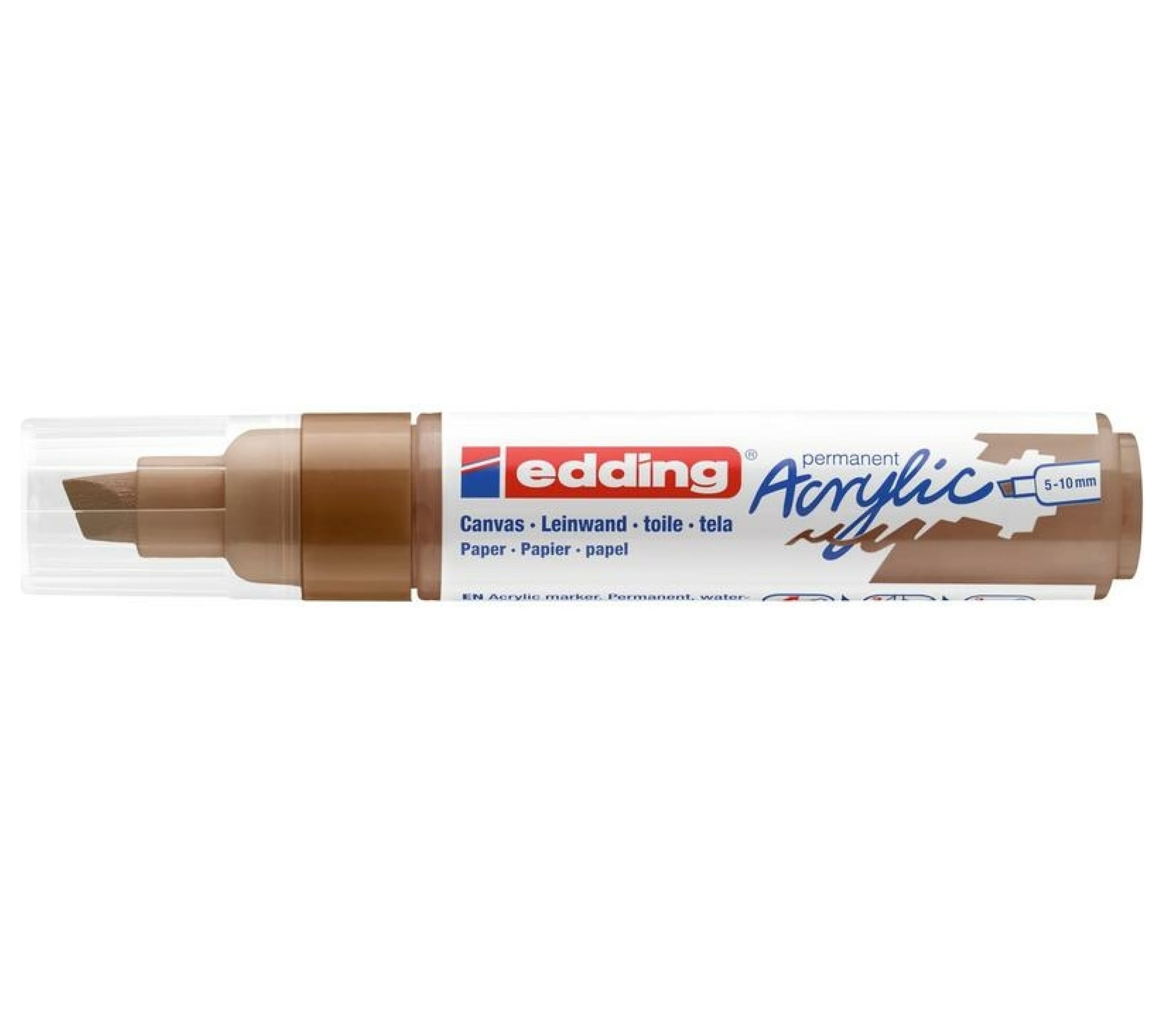 

Маркер акриловый Edding 5000/919.скош.нак. 5-10 мм.Светло-коричневый/Hazel 1327858