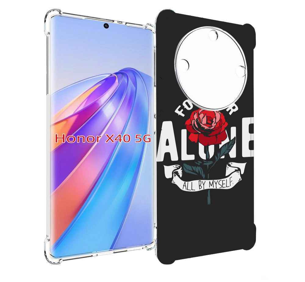 

Чехол MyPads Alone для Honor X40, Прозрачный, Tocco