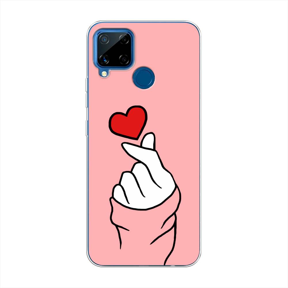 

Чехол Awog на Realme C15 "Милое сердечко", Разноцветный, 255050-7