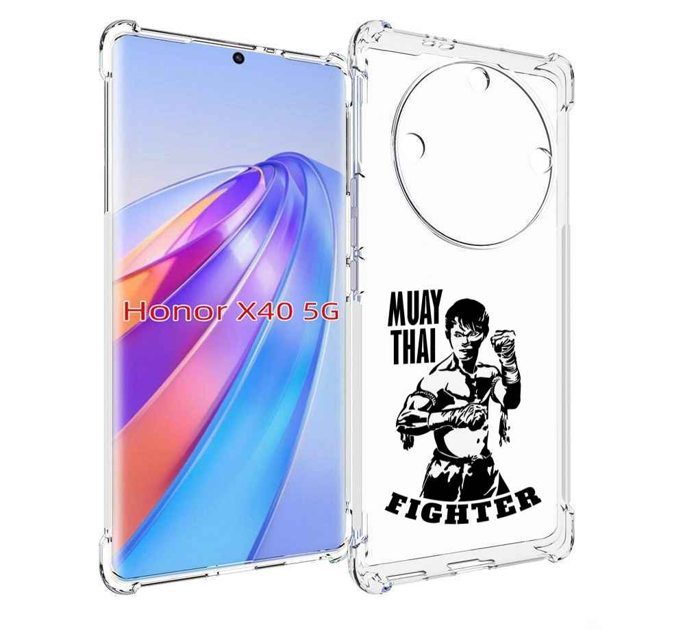 

Чехол MyPads Единоборства муайтай для Honor X40, Прозрачный, Tocco