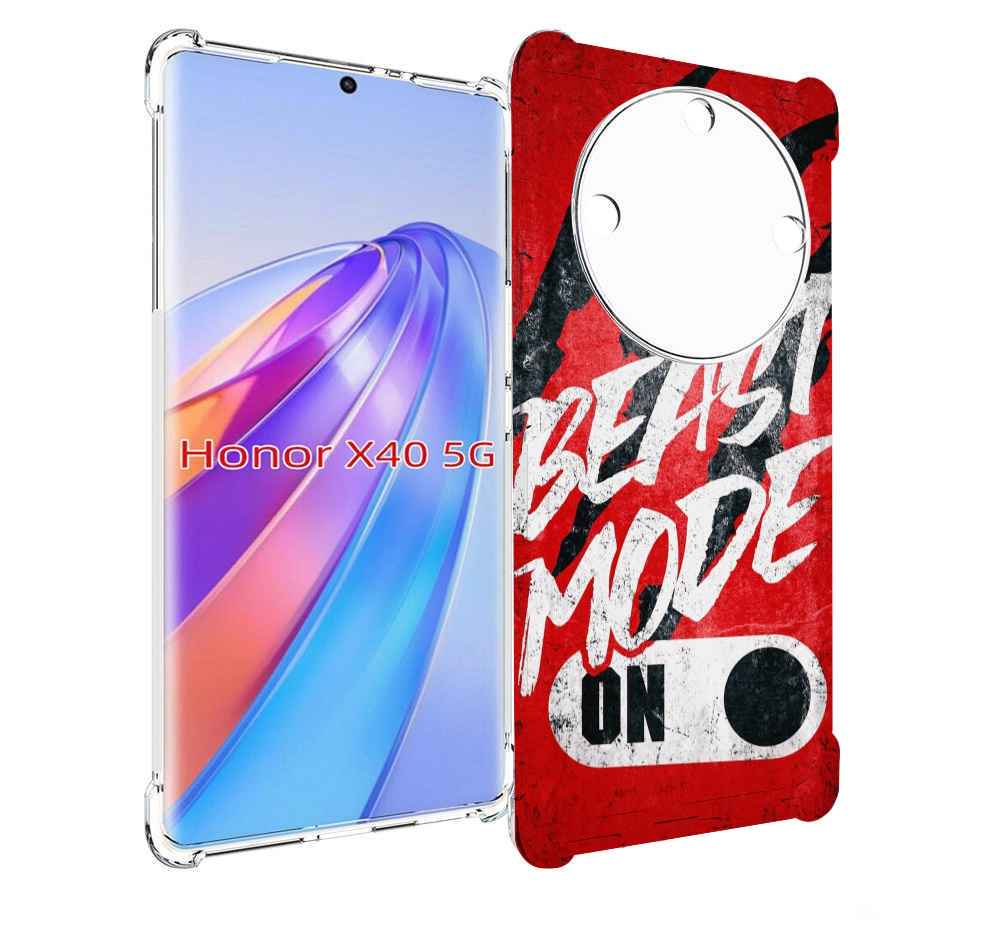 

Чехол MyPads BEAST inside You для Honor X40, Прозрачный, Tocco