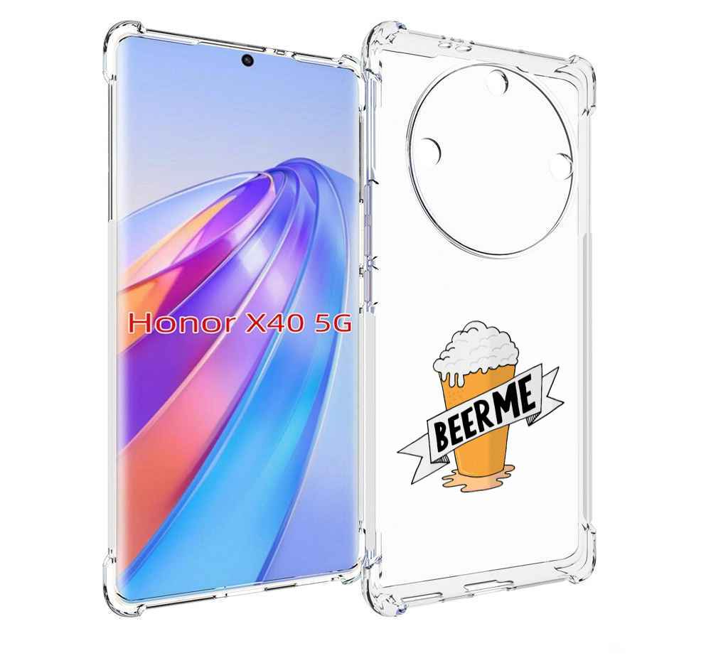 Чехол MyPads Beer-me для Honor X40